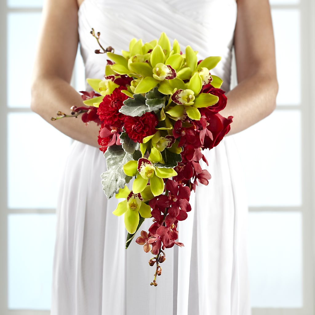 Elegant Orchid Bouquet – Evergreen Flowers, Tucson AZ