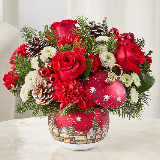Christmas Carols Ornament –  Evergreen Flowers, Tucson AZ