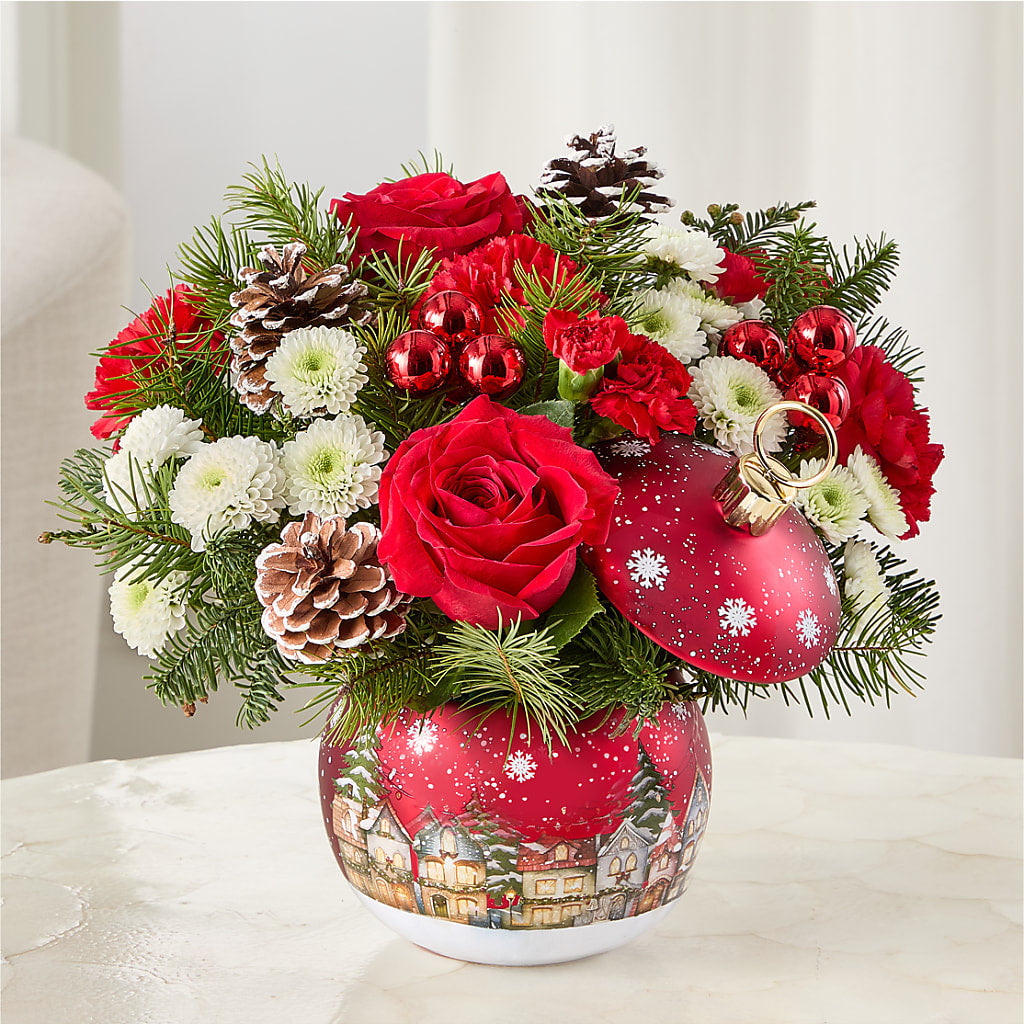 Christmas Carols Ornament –  Evergreen Flowers, Tucson AZ