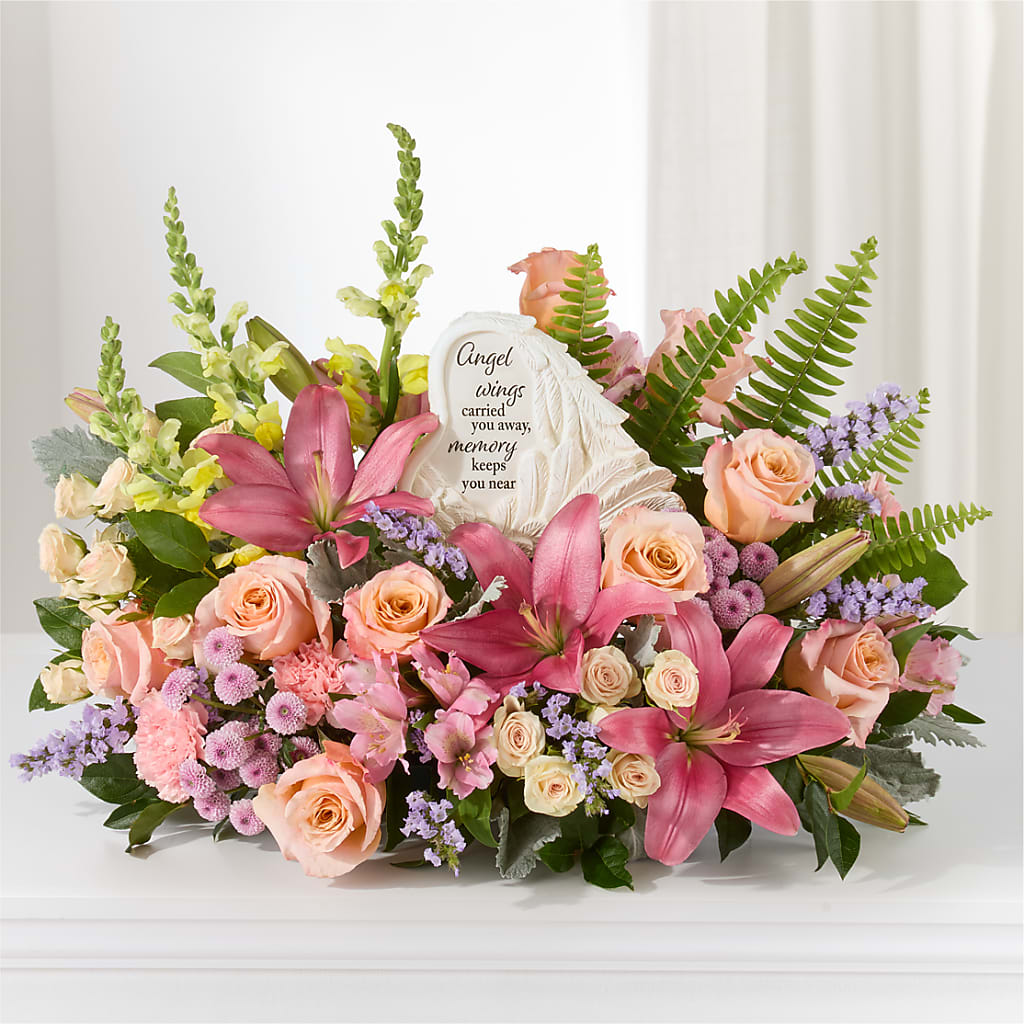 Gentle Light Arrangement –  Evergreen Flowers, Tucson AZ