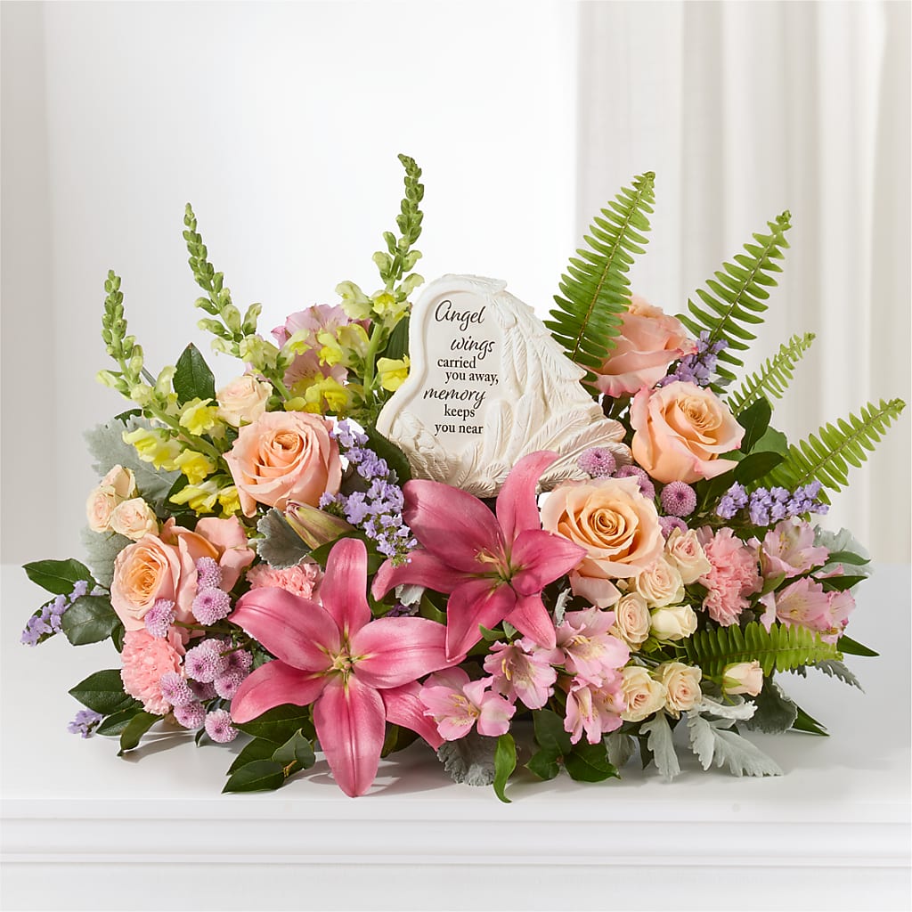 Gentle Light Arrangement –  Evergreen Flowers, Tucson AZ