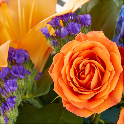Radiant Citrus Box Bouquet –  Evergreen Flowers, Tucson AZ