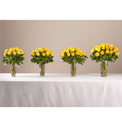 Long Stem Yellow Rose Bouquet –  Evergreen Flowers, Tucson AZ