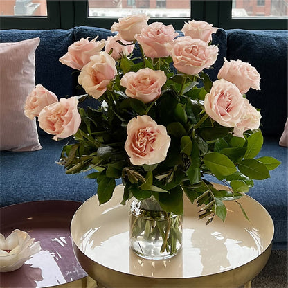 Long Stem Pink Rose Bouquet –  Evergreen Flowers, Tucson AZ