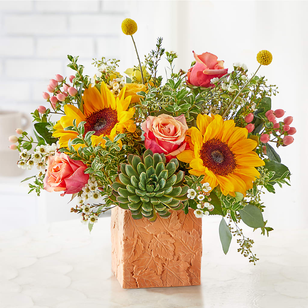 Sunflower Season Bouquet –  Evergreen Flowers, Tucson AZ