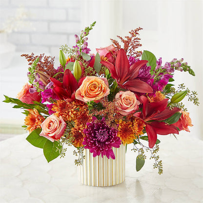 Burgundy Landscape Bouquet –  Evergreen Flowers, Tucson AZ