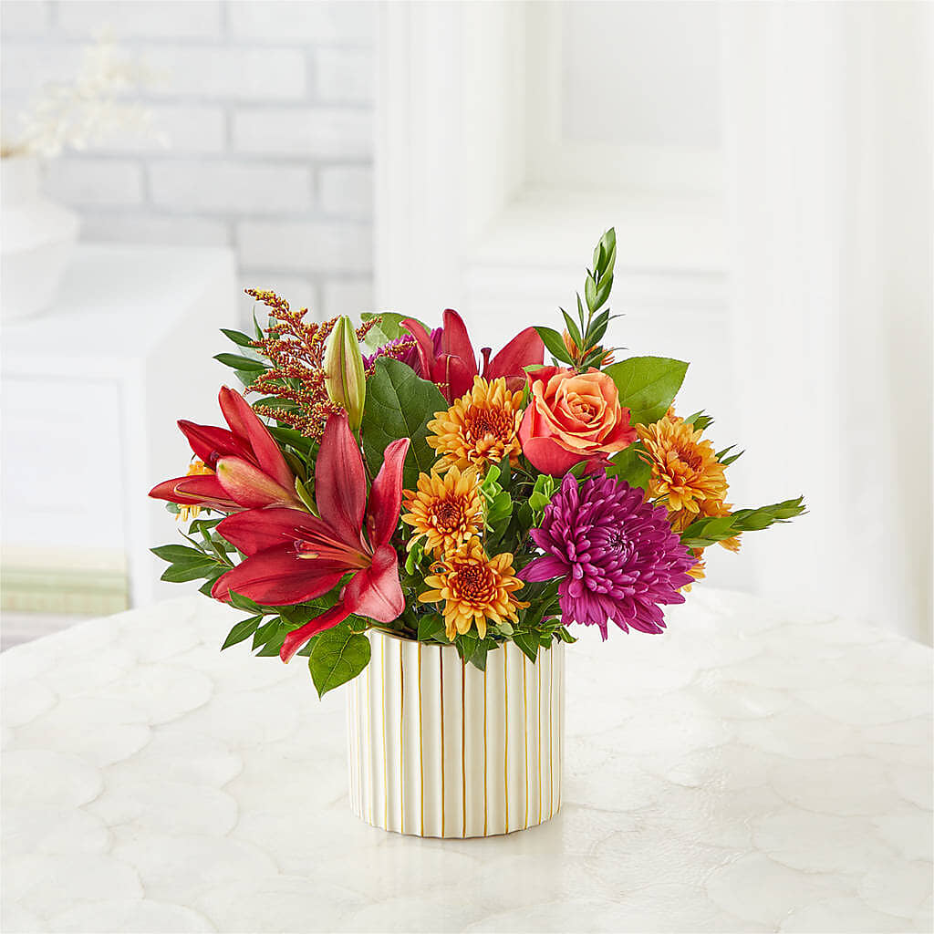 Burgundy Landscape Bouquet –  Evergreen Flowers, Tucson AZ