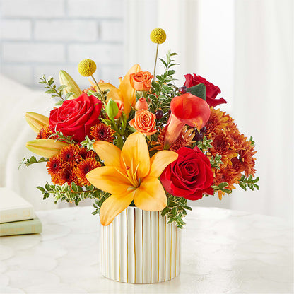 Scarlet Skies Bouquet –  Evergreen Flowers, Tucson AZ