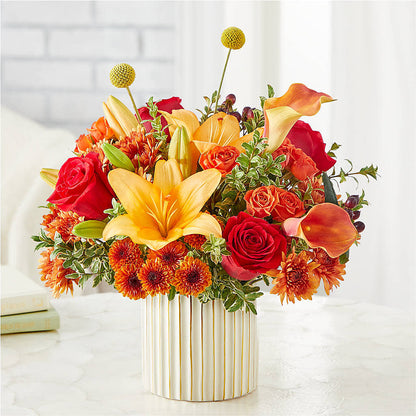 Scarlet Skies Bouquet –  Evergreen Flowers, Tucson AZ