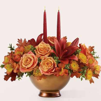 Harvest Table Centerpiece –  Evergreen Flowers, Tucson AZ