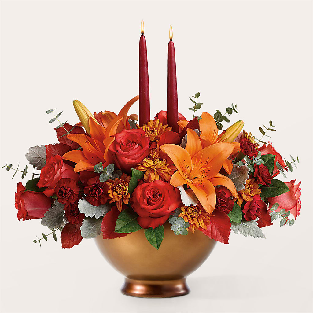 Fruits of Fall Centerpiece –  Evergreen Flowers, Tucson AZ