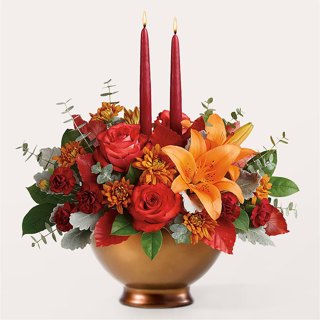 Fruits of Fall Centerpiece –  Evergreen Flowers, Tucson AZ