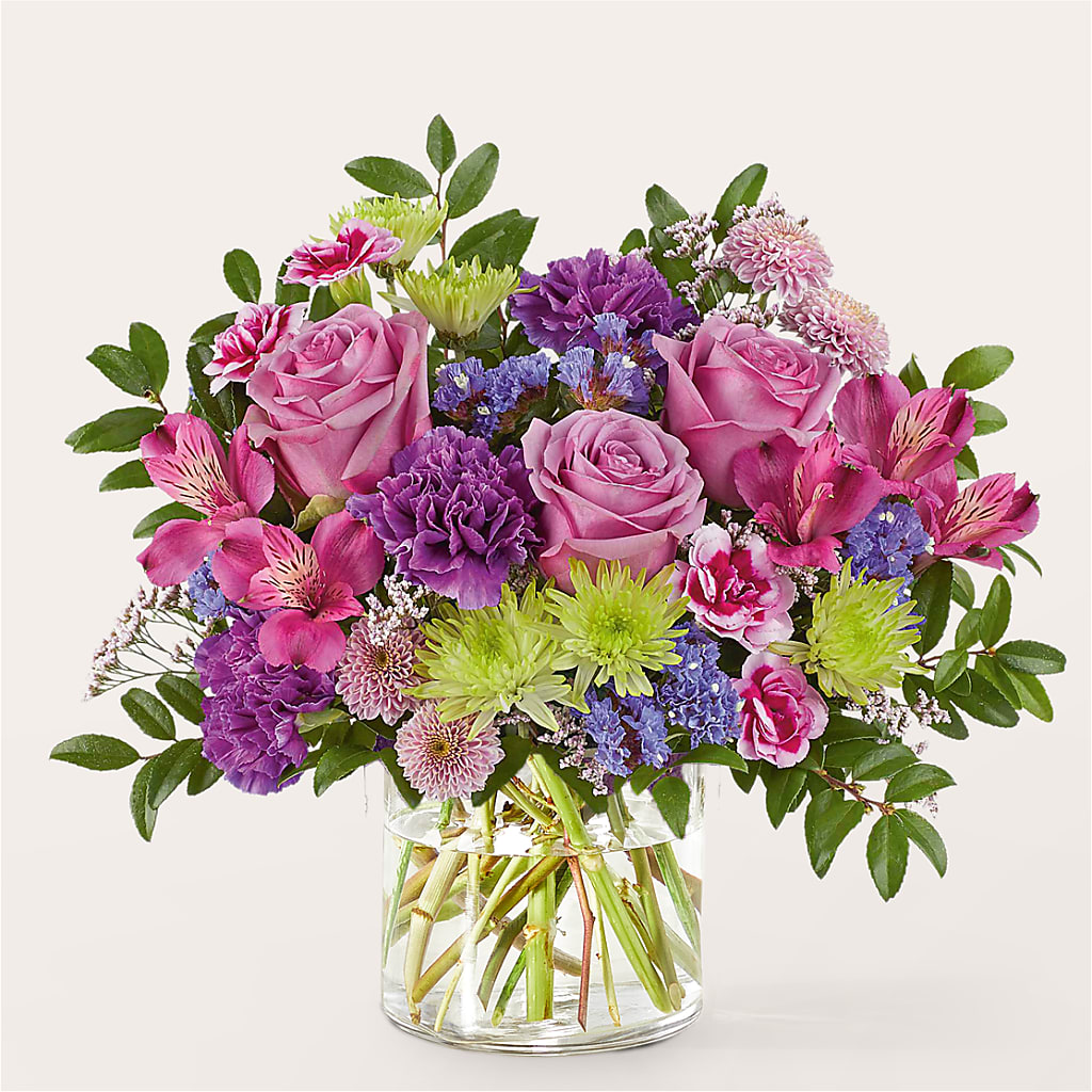 Glass Half Full Bouquet –  Evergreen Flowers, Tucson AZ
