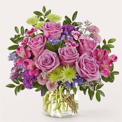 Glass Half Full Bouquet –  Evergreen Flowers, Tucson AZ