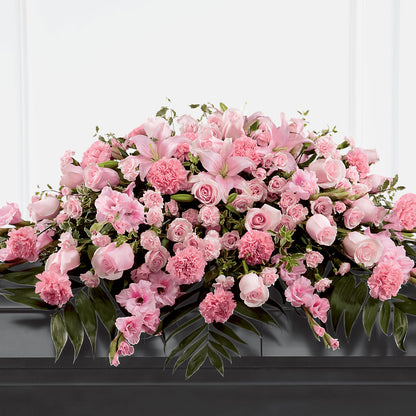 Garden of Comfort Casket Spray (Standard) –  Evergreen Flowers, Tucson AZ