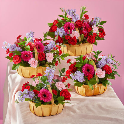 Pink Picnic Basket –  Evergreen Flowers, Tucson AZ