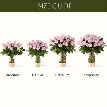 Picture Perfect Pink Rose Bouquet –  Evergreen Flowers, Tucson AZ