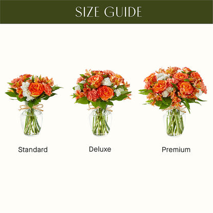 Apricot Glow Bouquet –  Evergreen Flowers, Tucson AZ