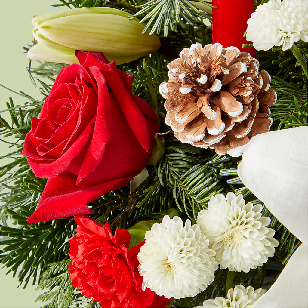 Seasonal Festivities Centerpiece –  Evergreen Flowers, Tucson AZ
