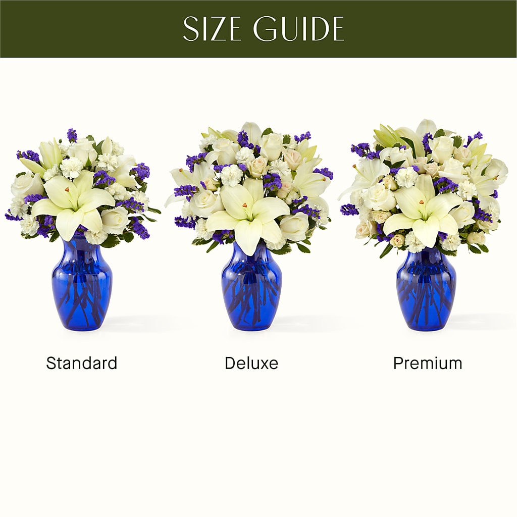 Sapphire Rush Bouquet –  Evergreen Flowers, Tucson AZ