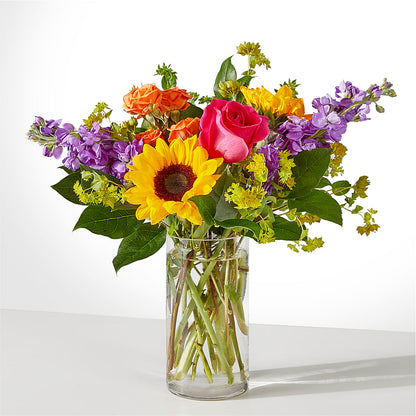 Vibrant Greetings Bouquet –  Evergreen Flowers, Tucson AZ