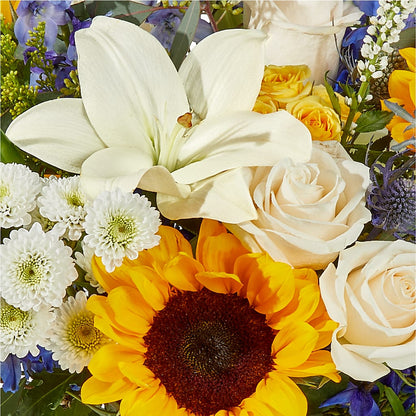 Wonderfully Sunny Bouquet –  Evergreen Flowers, Tucson AZ