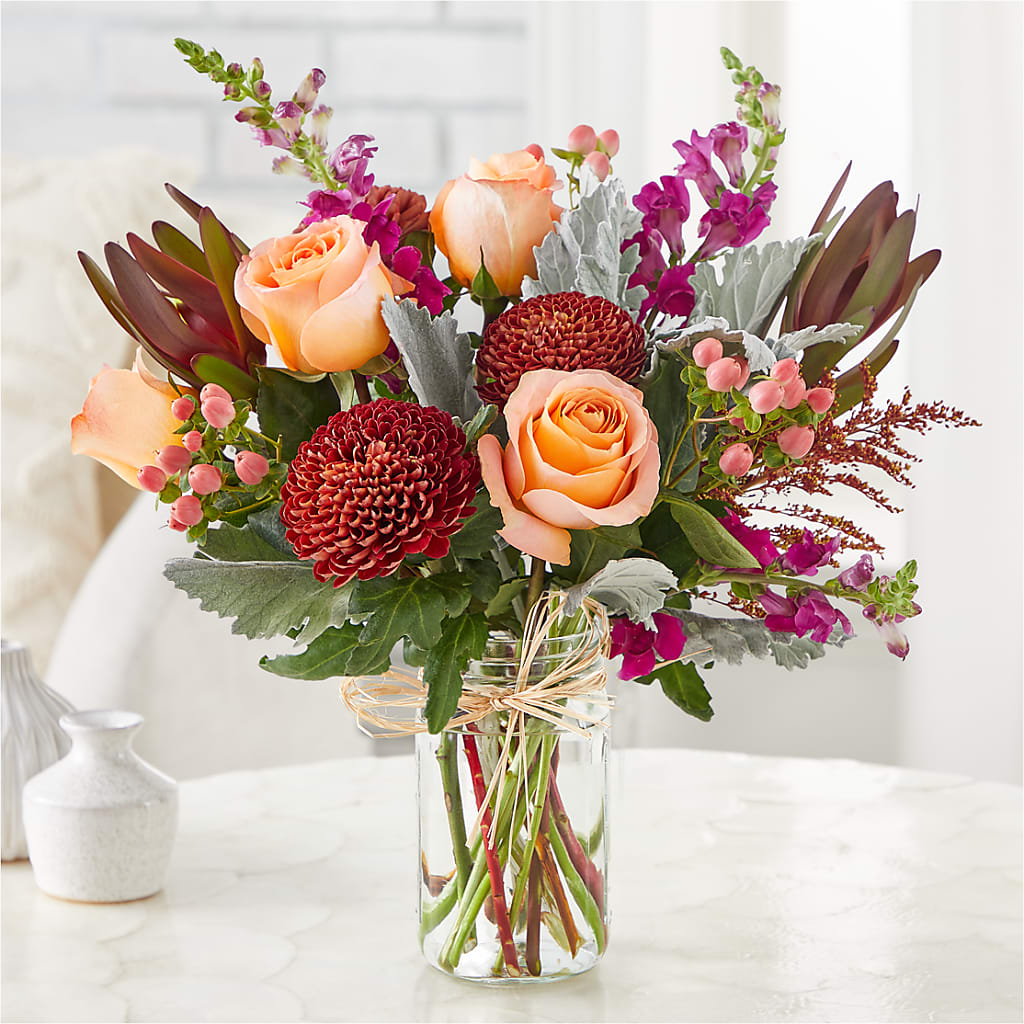 Moody Hues Bouquet –  Evergreen Flowers, Tucson AZ