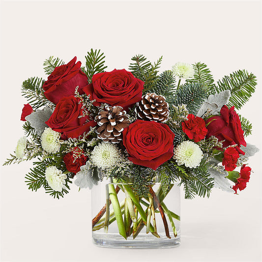Yule Cheer Bouquet –  Evergreen Flowers, Tucson AZ