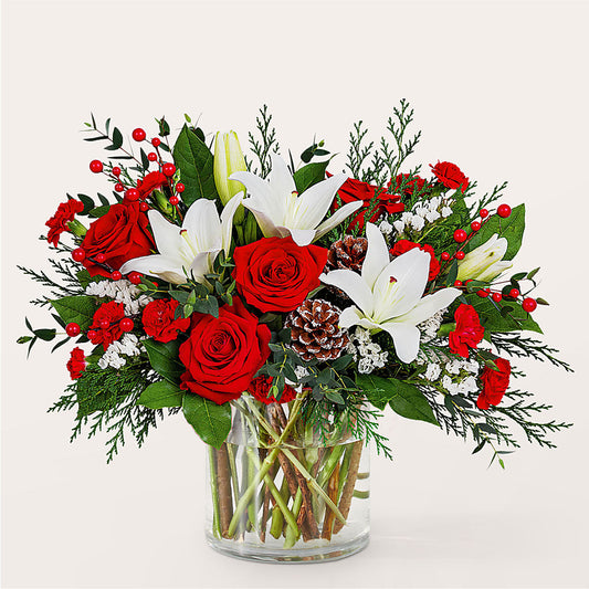 Best in Snow Bouquet –  Evergreen Flowers, Tucson AZ