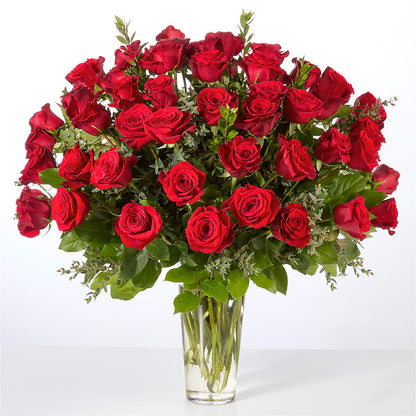 Forever Yours Fifty Stem Red Rose Bouquet –  Evergreen Flowers, Tucson AZ