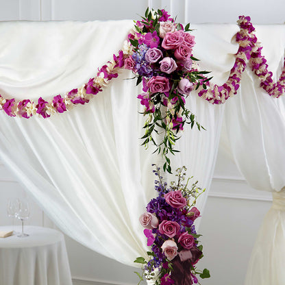 Color & Light Chuppah Decor –  Evergreen Flowers, Tucson AZ